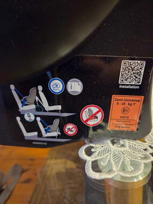 Fotelik britax romer używany 9-25 odbiór osobisty