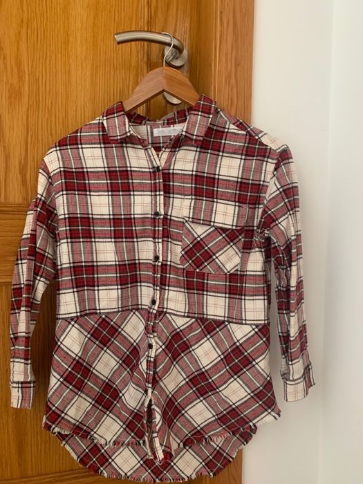 Camisa ao xadrez 11/12 zara