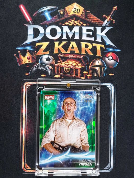 Karta Topps Chrome Marvel - Dr. Ho Yinsen - Iron Man - Limit /99