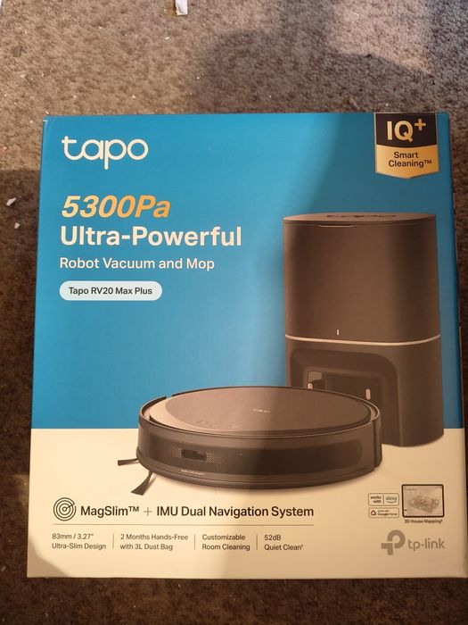 Aspirador Tapo rv20 com dock