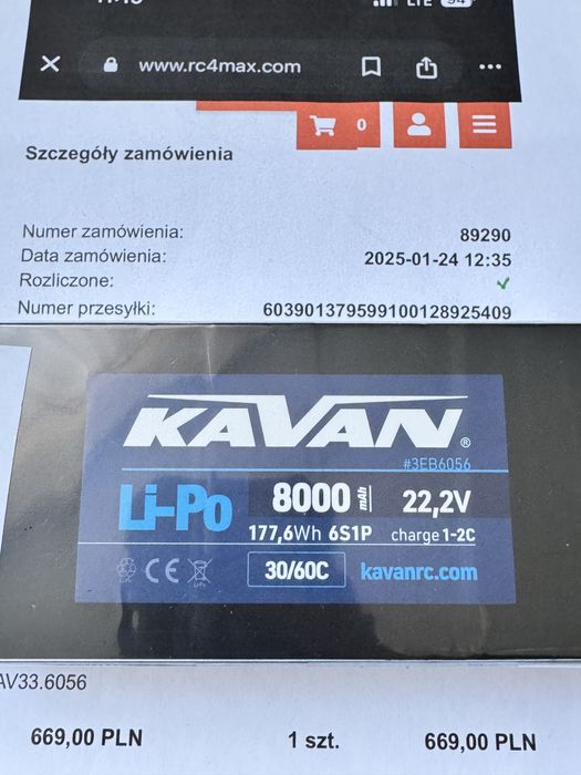 Samoloty rc Kavan 6S