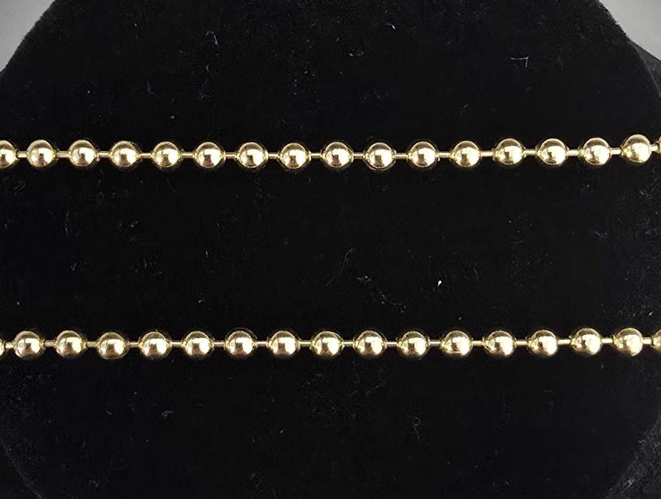 Złoty  Łańcuszek 585 21,06G Kulki
