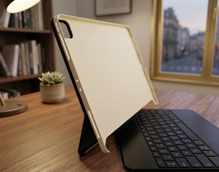 Магнітний бампер чехол EISSCCE для iPad Pro 12.9" білий (під Magic Keyboard)