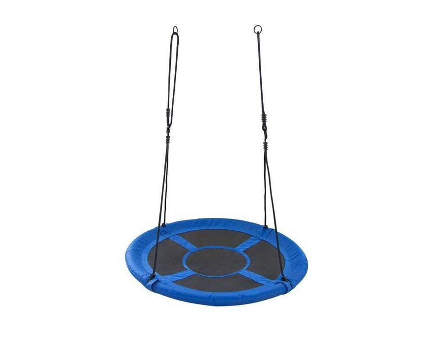 huśtawka bocianie gniazdo niebieska