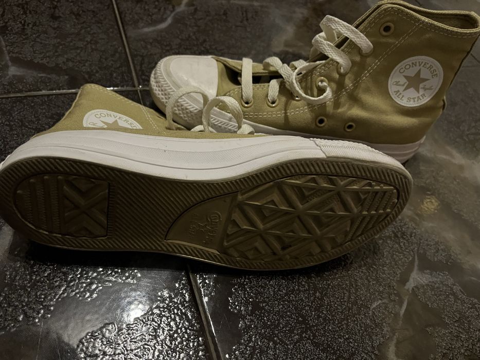 All star tenis bege mulher