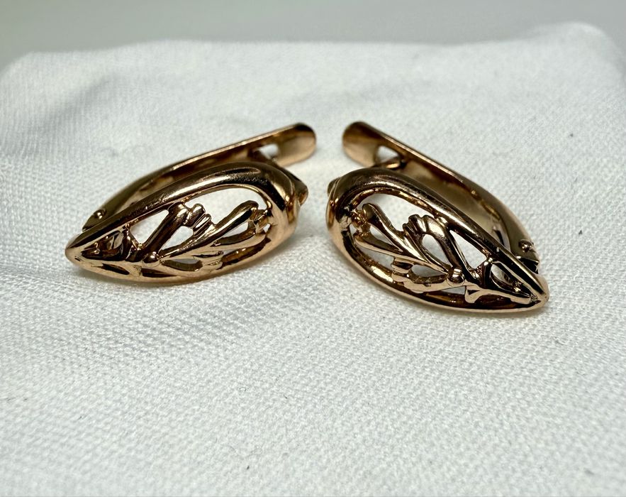 kolczyki złote 2,77gr pr 583 SPOKO LOMBARD Kalisz skup złota