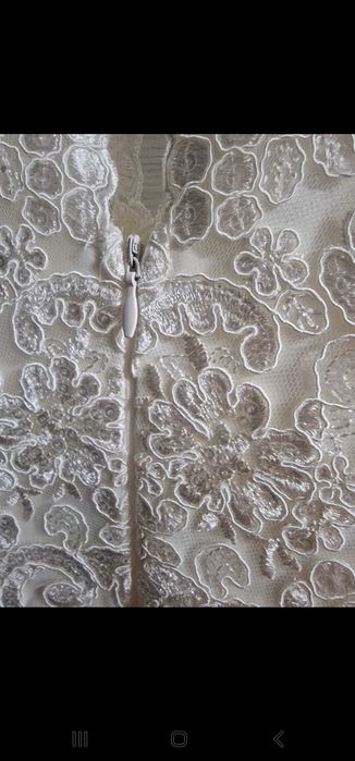 Suknia ślubna  ecru