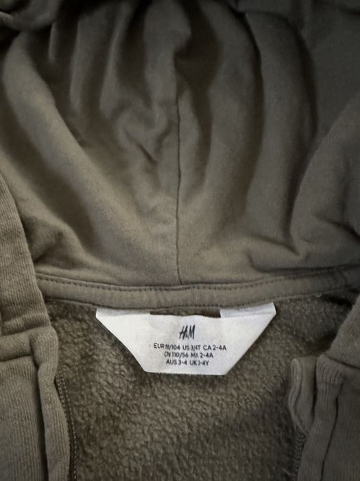 Bluza zielona z kapturem H&M