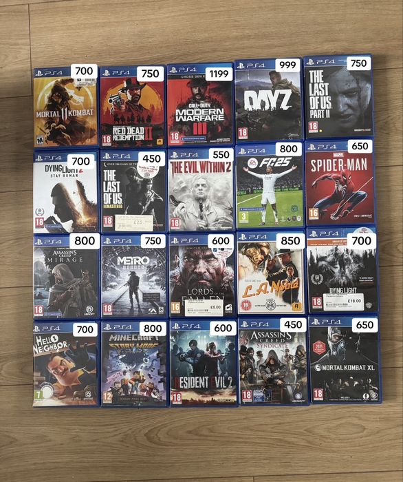 Диски ігри на ps4/5