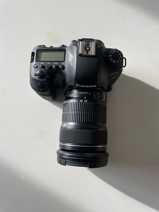 Canon 6D Mark II + 24-105 IS SMT + 2 Baterias + Carregador