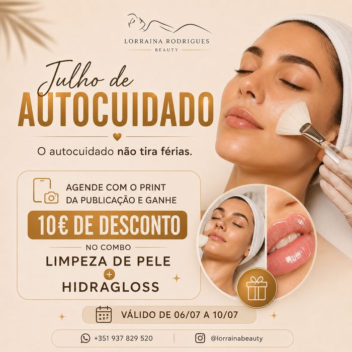 Limpeza de pele + Hidragloss