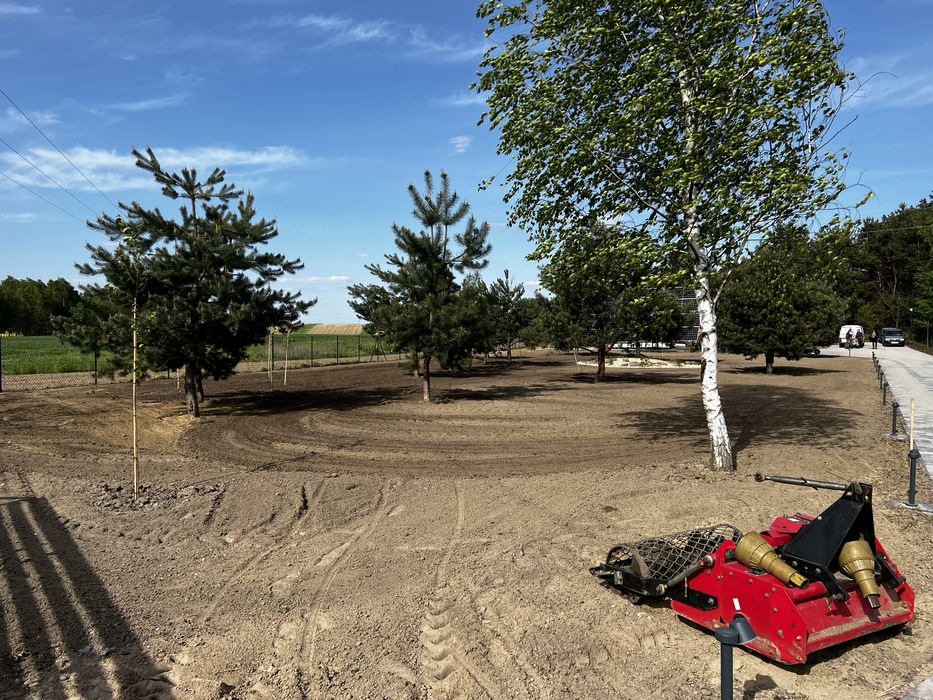 Glebogryzarka separacyjna krata niwelująca siewnik