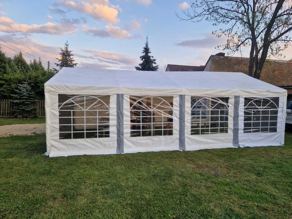 Namiot imprezowy 8m x 5m - 40m2 - pawilon ogrodowy - WYNAJEM - imprezy