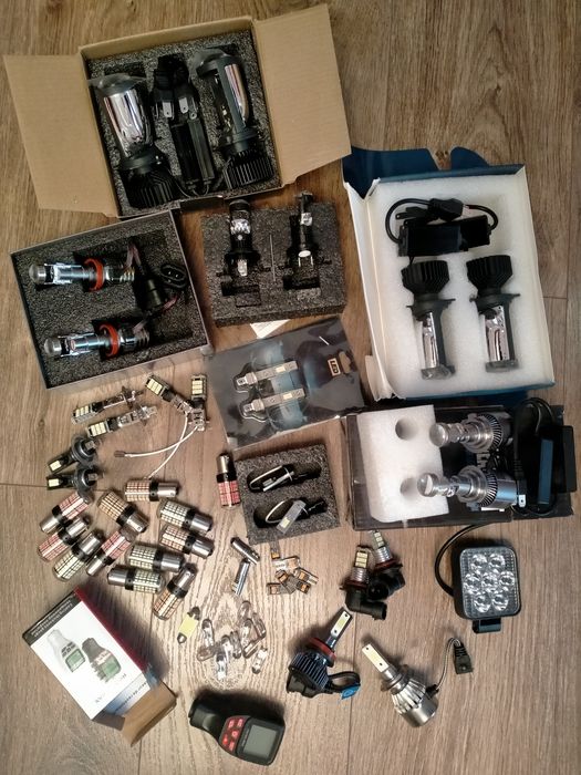 Нові Лампи лампочки лед led лінзи н11 н7 н4 н1 h7 h4 h11 h1 h8 h4 h3