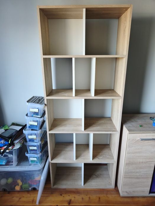 Regał na książki dąb sonoma 180 cm