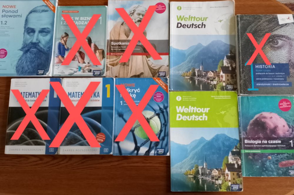 Książki do liceum i technikum klasa 1