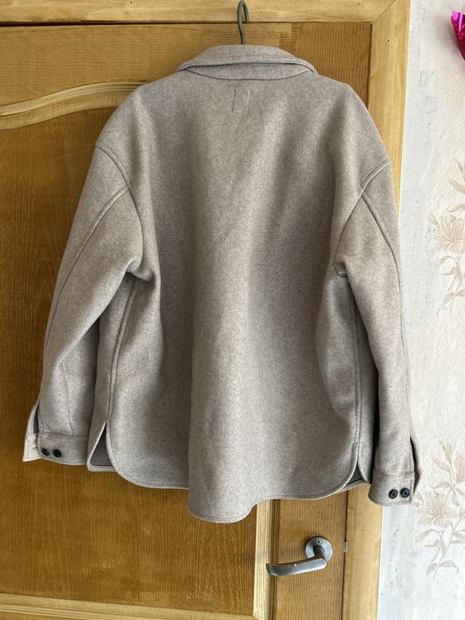 теплая куртка рубашка оверзайз сорочка H&M Xl