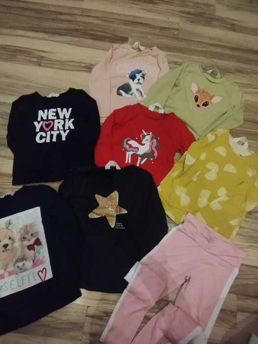 Bluzki z długim rękawem H&M 116/122