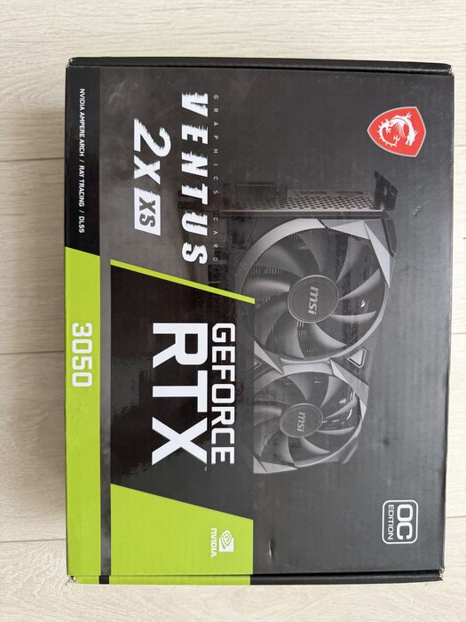 Відеокарта MSI GeForce RTX 3050 VENTUS 2X XS 8G OC