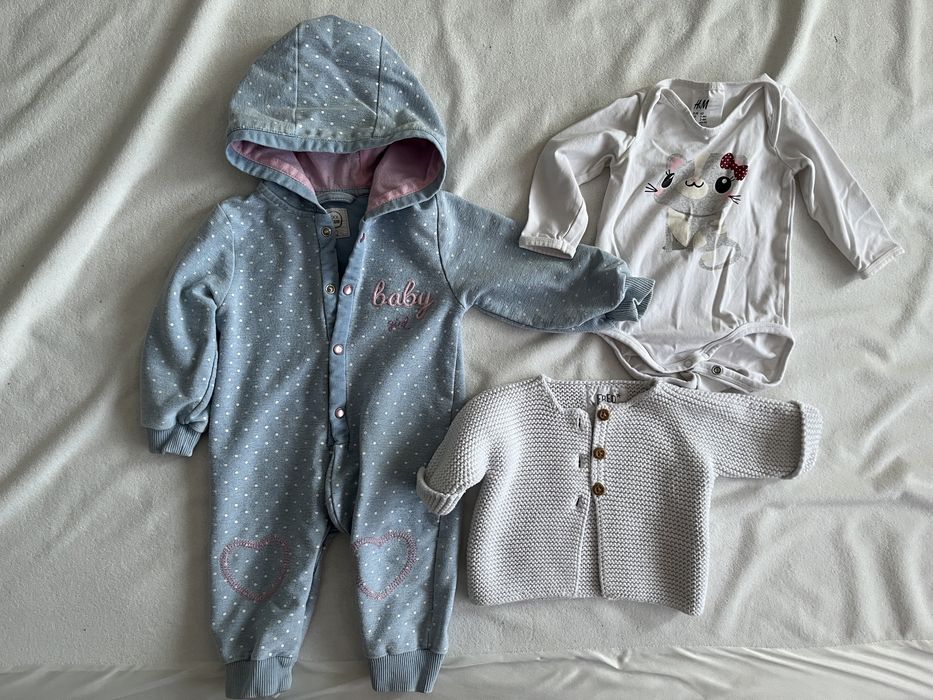 Ubranka paka dla dziewczynki rozm.62 H&M, reserved, Cool Club inne