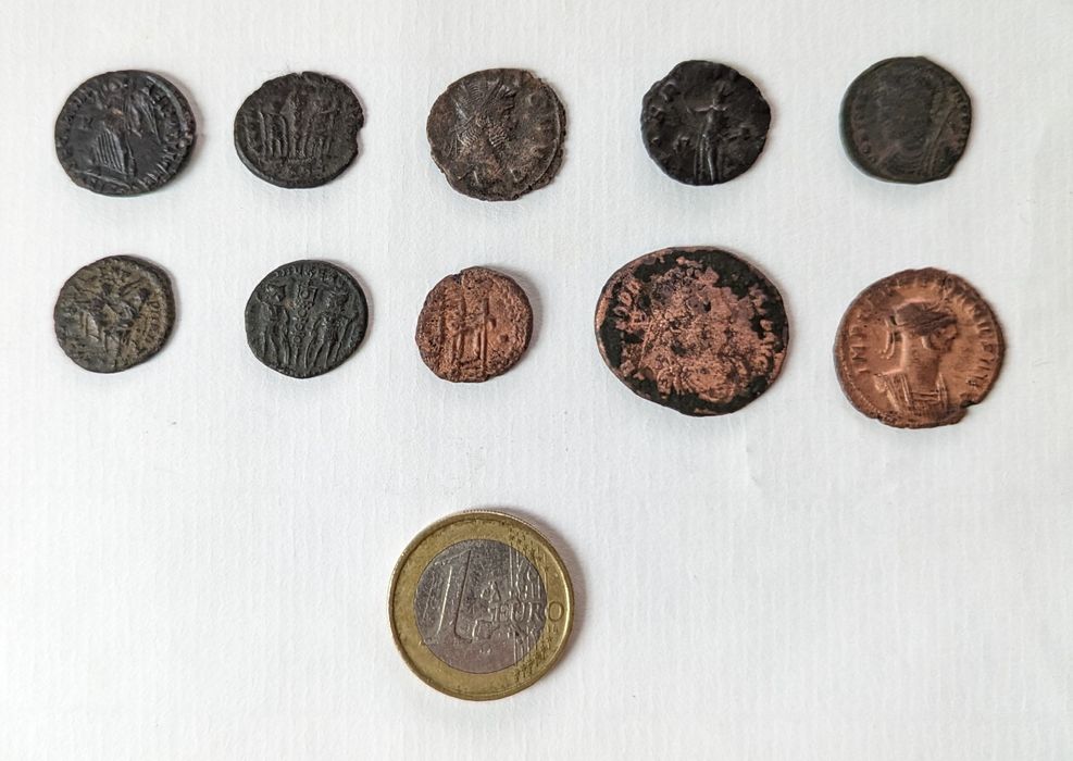 Conjunto de Moedas Romanas