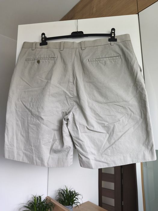 Spodenki męskie duże szorty bawełniane beżowe 42/XL Britches by Samtex