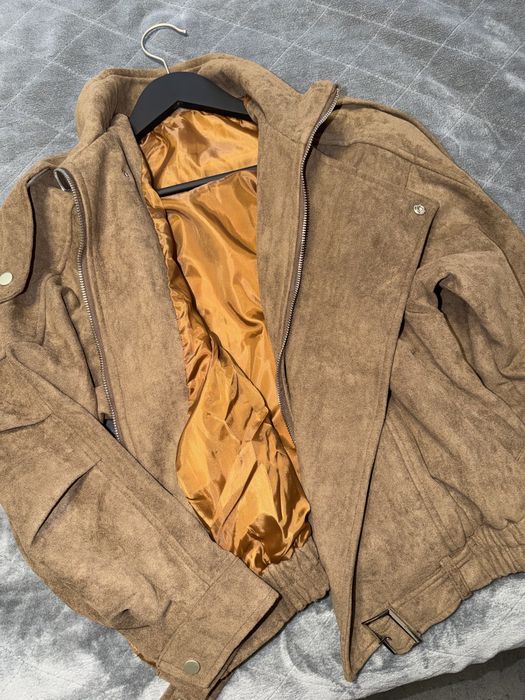 Бомбер куртка (эко замш)