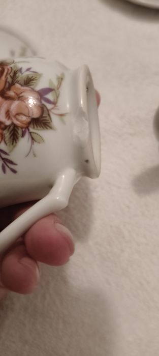 Conjunto de chá  floral