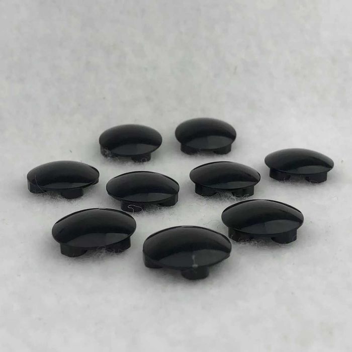 LEGO płytka okrągła 2x2 czarny 2654
