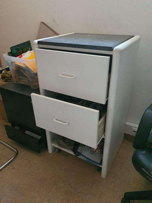 Movel balcão com tampo pedra marmorite