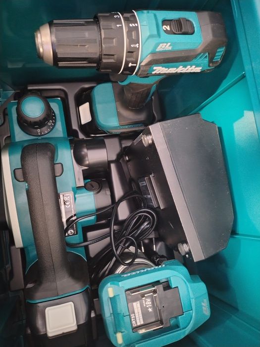 Makita DLX3116TJ,strug,frezarka, wkrętarka,2x5ah, ładowarka ,makpac