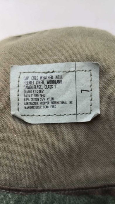 czapka kamuflaz moro zimowa US ARMY