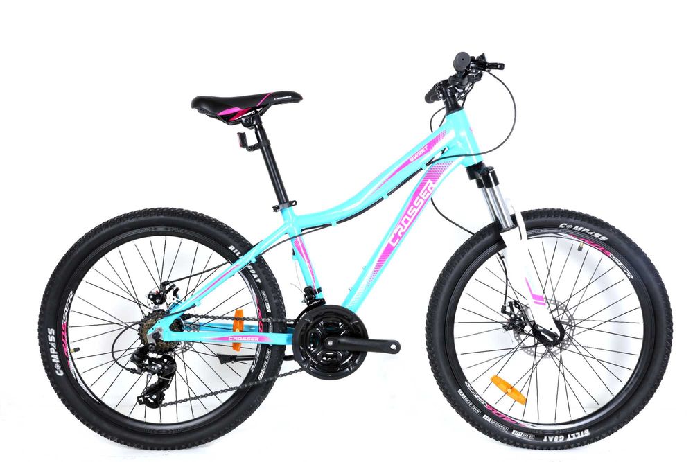 НОВЫЙ велосипед подростковый алюминиевый Crosser 24 и 26 Shimano Giant