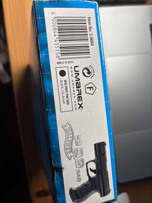 Marcador de airsoft CO2 Modelo UMAREX (Walther) P99