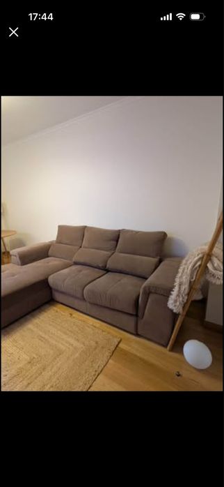 Sofa extensivel creme