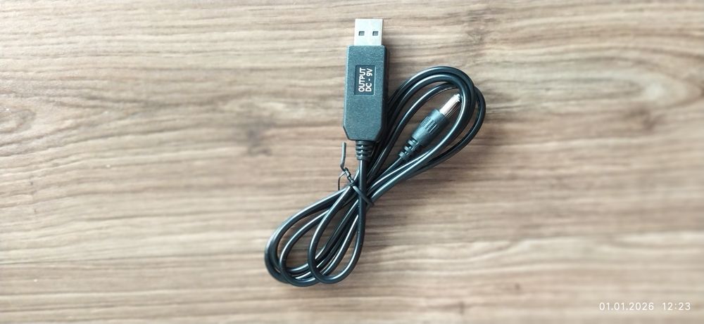 Продам кабель 9v з перетворювачем від повербанку 5v