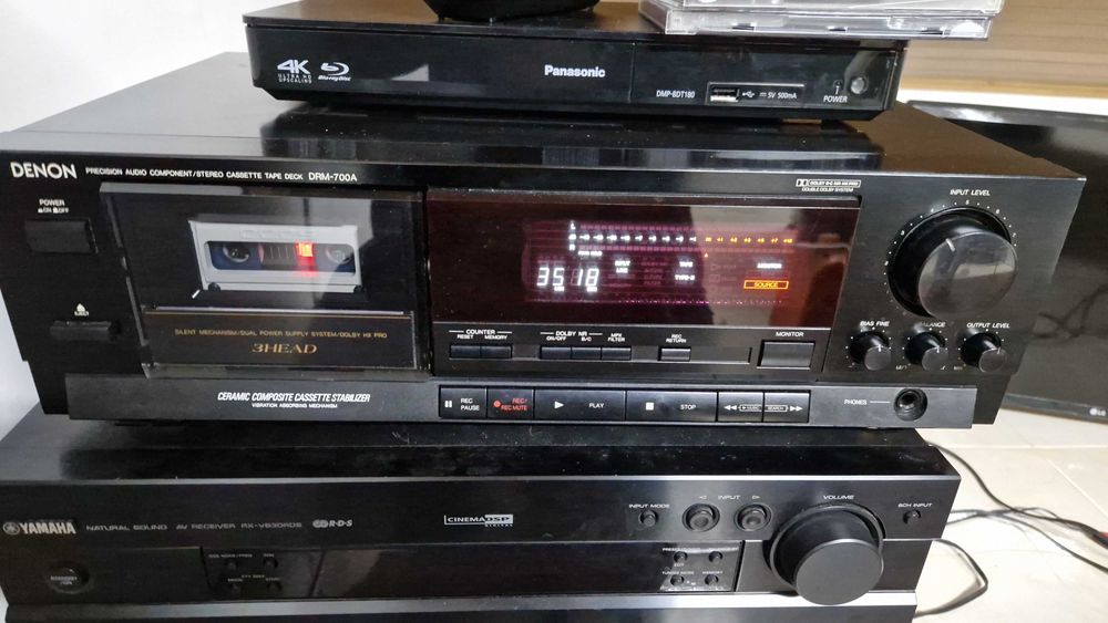 Denon deck cassete 3 cabeças