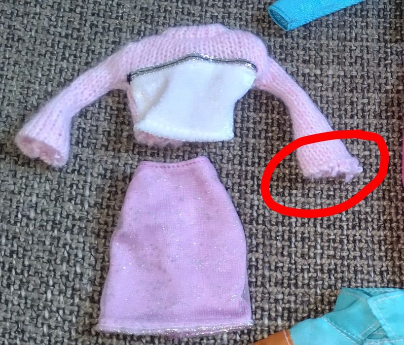 Lote roupas vintage Barbie