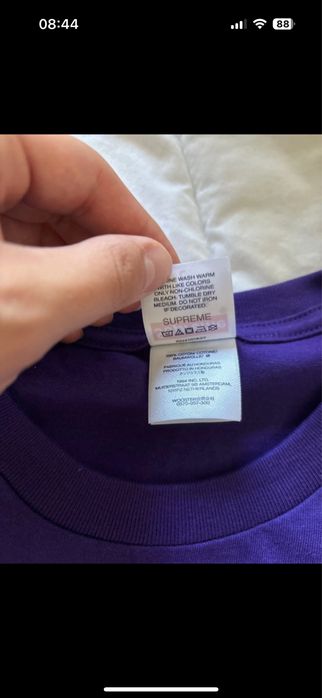 Stick tee supreme roxa tamanho L