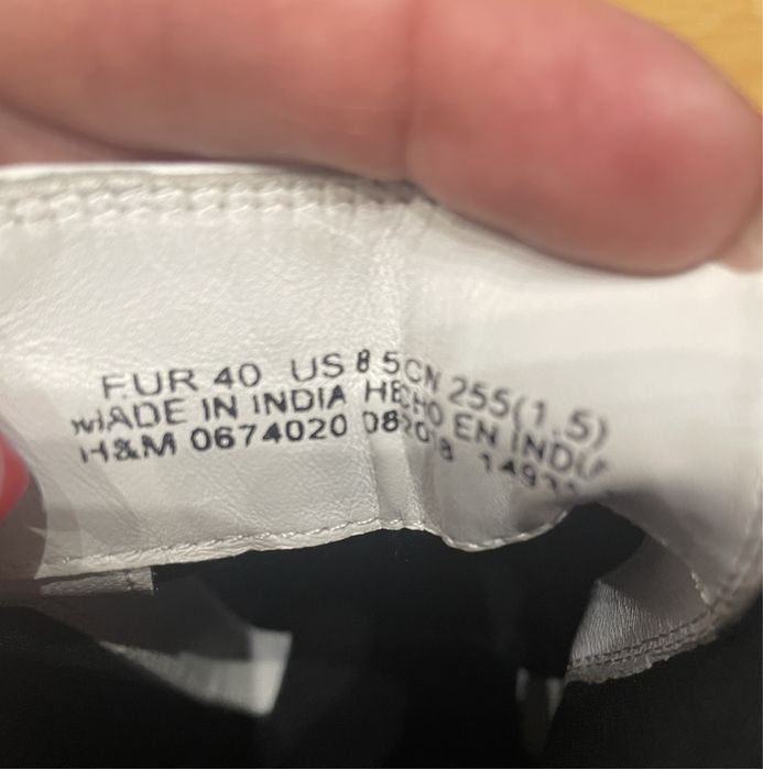 Ботильоны кожаные H&M 39р