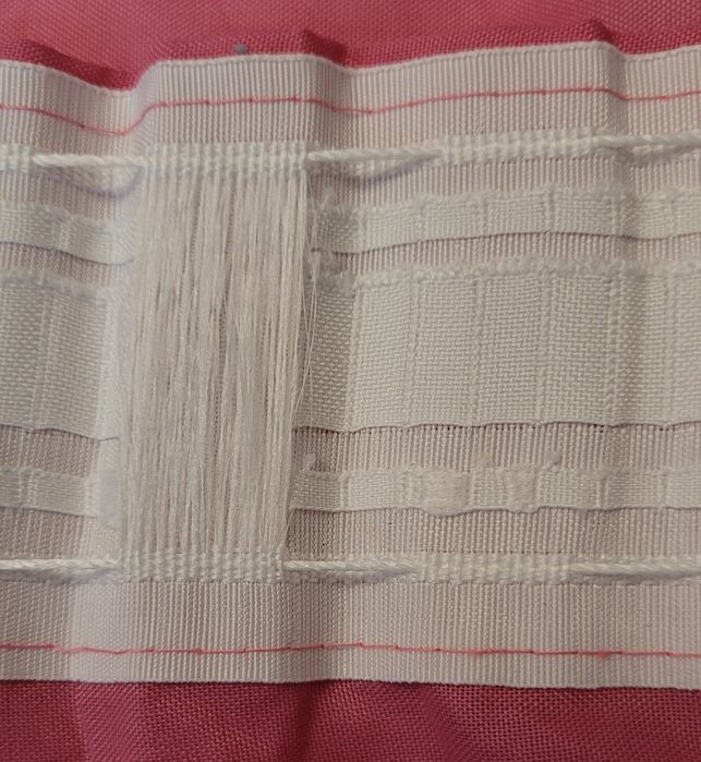 Zasłona IKEA z upieciem 145x250 różowa