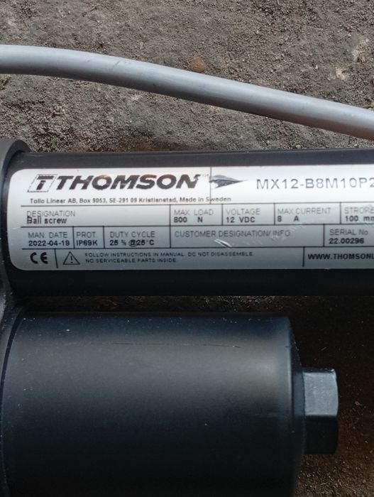 Siłownik elektryczny Thompson