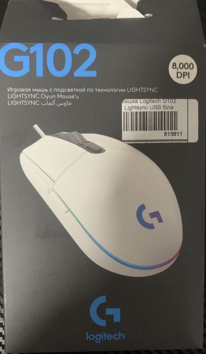 Миша logitech g102