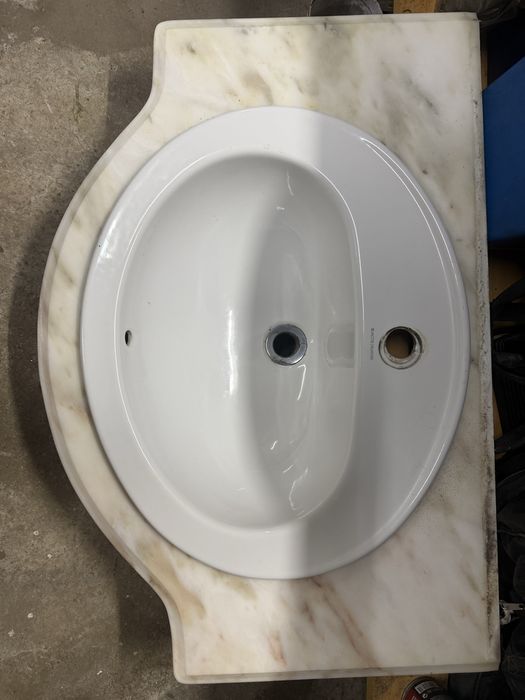 Lavatorio wc com pedra marmore Jacob Delafon