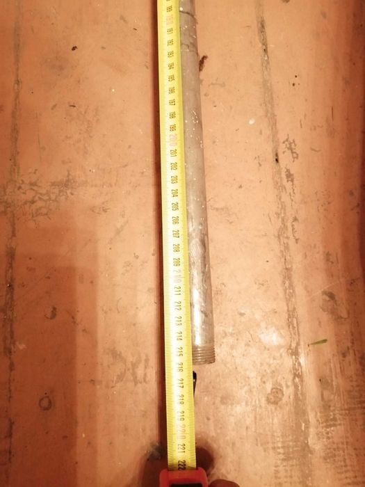 Труба нержавійка Д25мм, довжина 2м16см