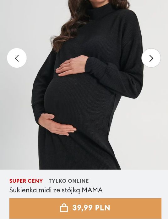 Sukienka ciążowa Sinsay roz. S