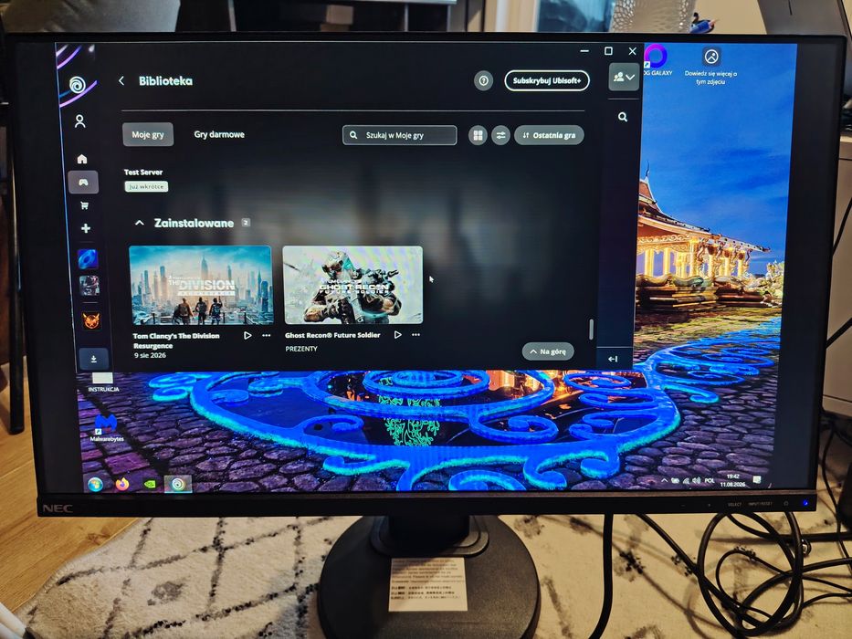 Monitor 24" NEC MultiSync E241N-BK | IPS, FHD, Ultra Slim