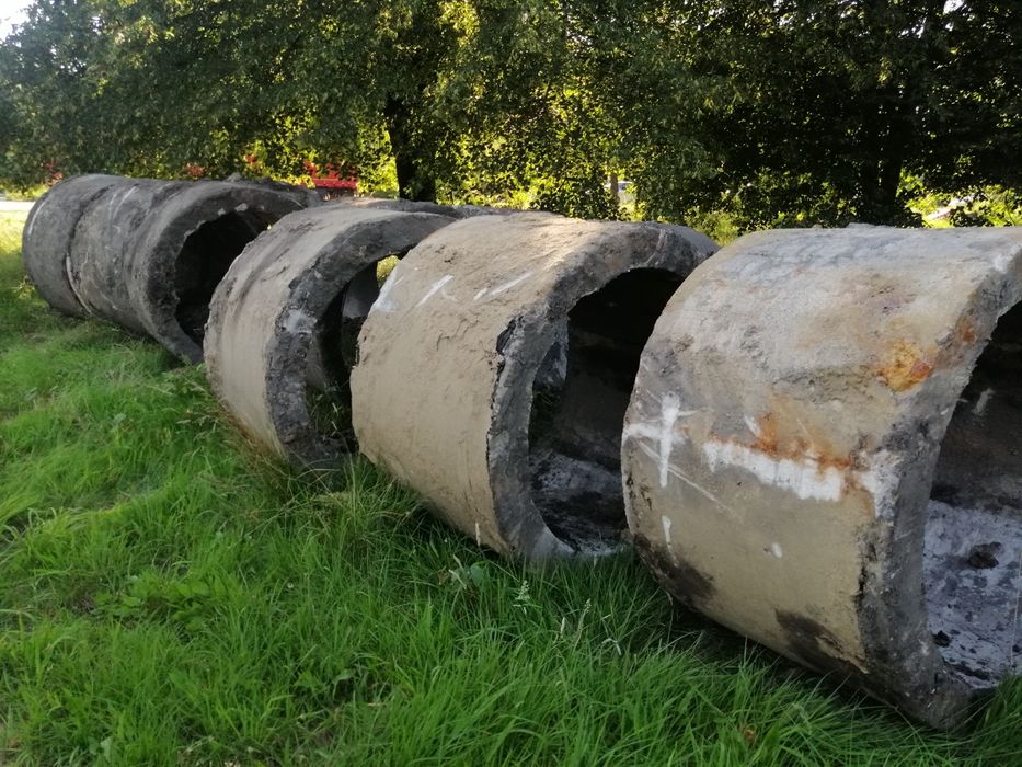 Kregi betonowe zbrojone mostek szambo przejazd 1200 śr