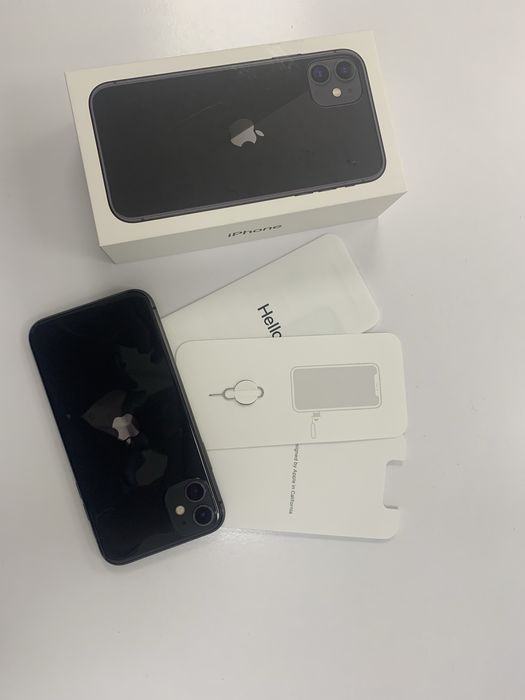 Iphone 11 с коробкой 64 Gb SIM+eSIM