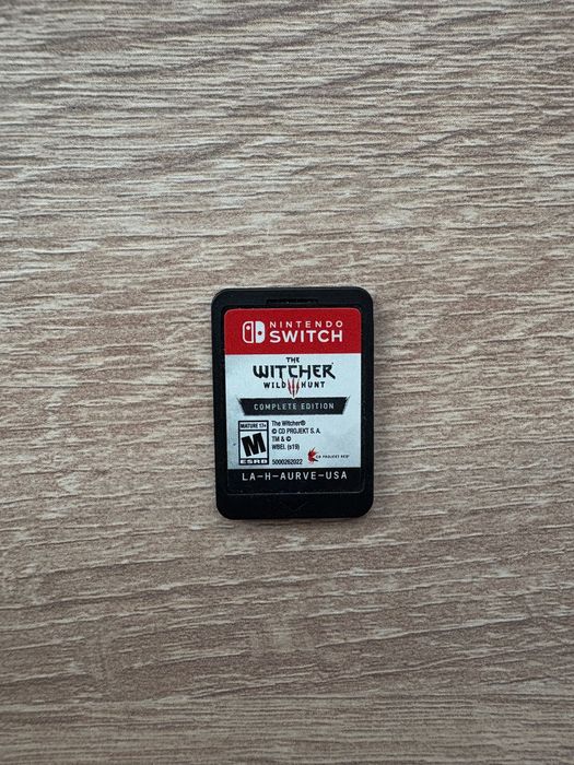 Гра Witcher 3 на nintendo , картридж з грою на нінтендо, ліцензія
